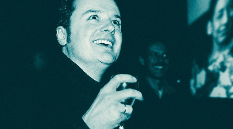 Le lauréat 2002 du Prix du Cinéma Suisse, catégorie fiction, pendant la remise des prix à Soleure / Der Gewinner des Schweizer Filmpreises 2002 in der Kategorie Spielfilm an der Verleihung in Solothurn. Photo: Lutz Konermann Stefan Haupt. Photo: Lutz Konermann