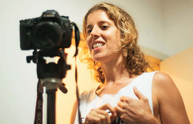 Anouk Degen durant le ‹Panorama Internacional Coisa de Cinema› dirigé par Claudio Marques et Marilia Hughes à Salvador de Bahia Anouk Degen durant le ‹Panorama Internacional Coisa de Cinema› dirigé par Claudio Marques et Marilia Hughes à Salvador de Bahia